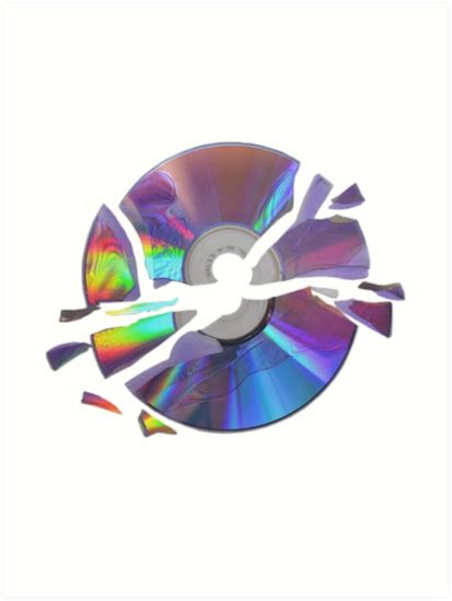 "Broken CD" Art Prints by Mekenzie Price | Redbubble