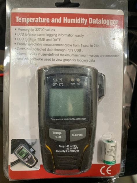 Cem Dt Temperature And Humidity Data Logger With Display At Rs