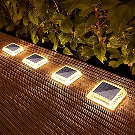 Lacasa Lot De Lampes Solaires De Terrasse Led Blanc Chaud