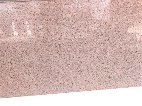 Pink Polished Sindoor Red Granite Slab For Flooring Thickness 18mm