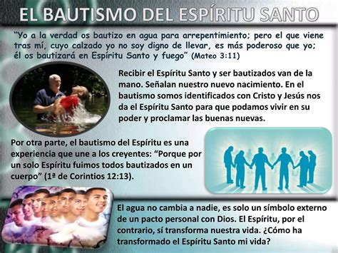 Bautismo En Espiritu Santo Ppt