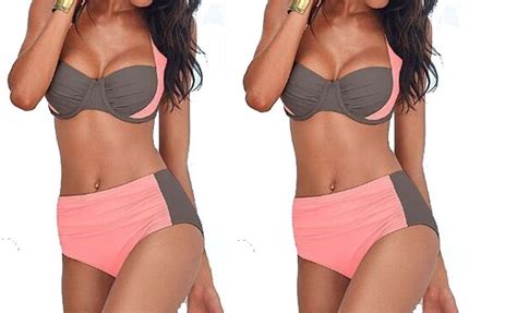 BIKINI PUSH UP STRÓJ KĄPIELOWY WYŻSZY STAN XL 42 7000062909 oficjalne archiwum Allegro