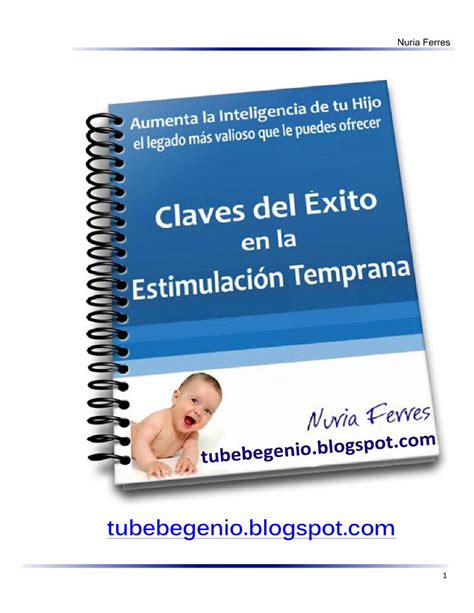 PDF Claves del éxito en la Estimulación Temprana 1 Libro bebe