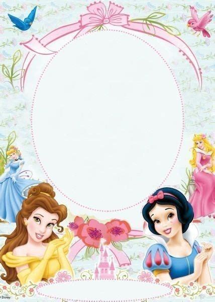 Free Printable Disney Princesses Invitation Templates Artofit