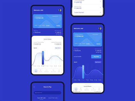 Credit Card App Ui By Jobish Km On Dribbble