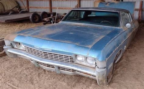 True Barn Find 1968 Chevrolet Impala 396 Barn Finds