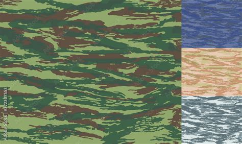 Woodland lizard camouflage. Seamless pattern. Navy, desert and urban ...