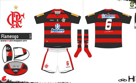 Kit Design By Eroj Flamengo Home E Away