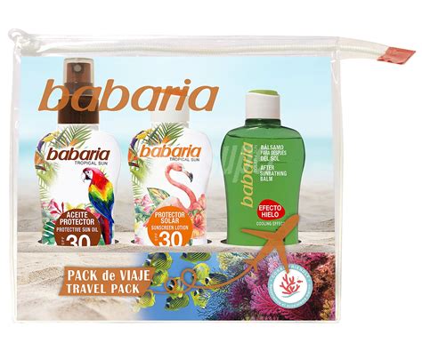 Babaria Pack De Viaje Con Productos Para La Protecci N Solar Babaria