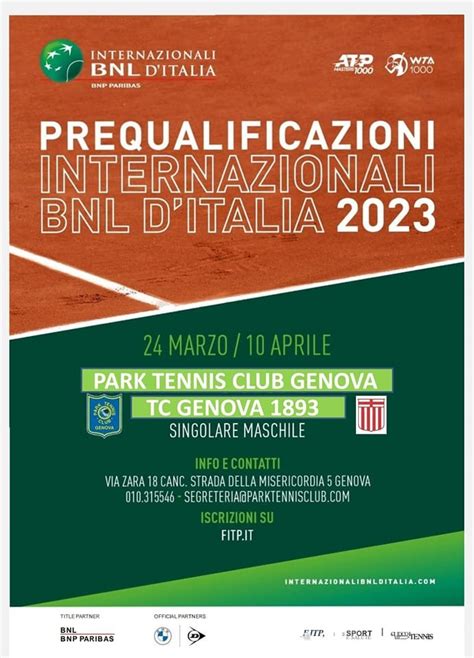 Internazionali Bnl D Italia Al Park Le Prequalificazioni Di Singolare