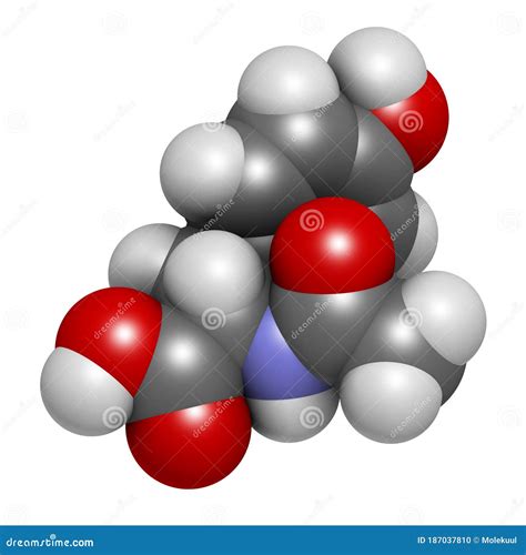 Mol Cula Nacetiltirosina Nalt D Forma Acetilada De La Tirosina