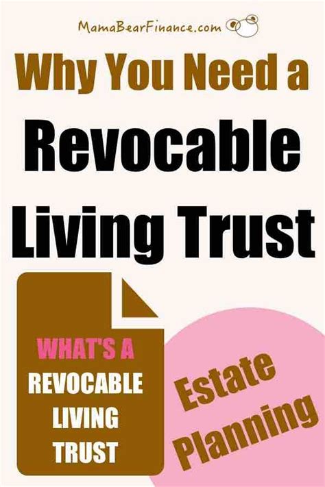 Revocable Living Trust Who Needs It Artofit