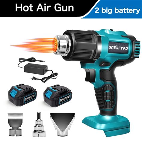 Cordless Handheld Hot Air Gun Machine Lithium Rechargeable Heating Equipment Temperatures