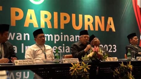 Wapres Minta Mui Pegang Teguh Netralitas Politik