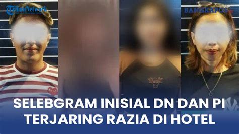 Selebgram Inisial DN Dan PI Terjaring Razia Di Hotel Tarifnya Rp 2