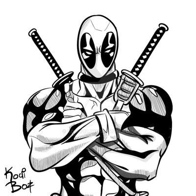 Deadpool from YouTube tutorial by kodiboz on DeviantArt