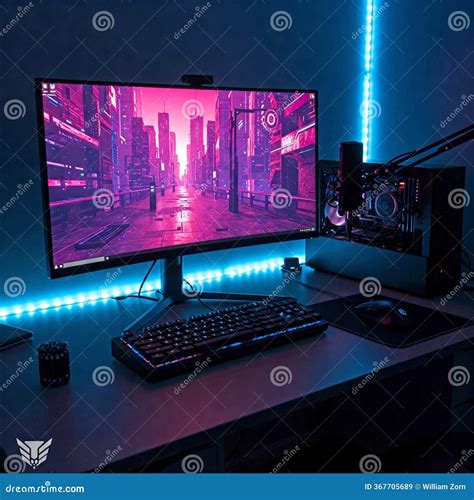 Curved Widescreen Monitor Displaying Multiple Data Analytics Dashboards