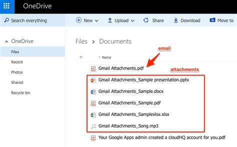 How To Save A Single Email With Attachments To Onedrive Cloudhq Support