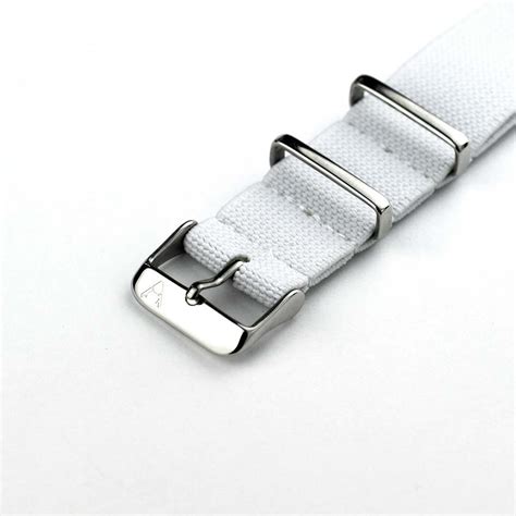 Polar Nato Strap Textile Nato Strap In White Vild Hamburg