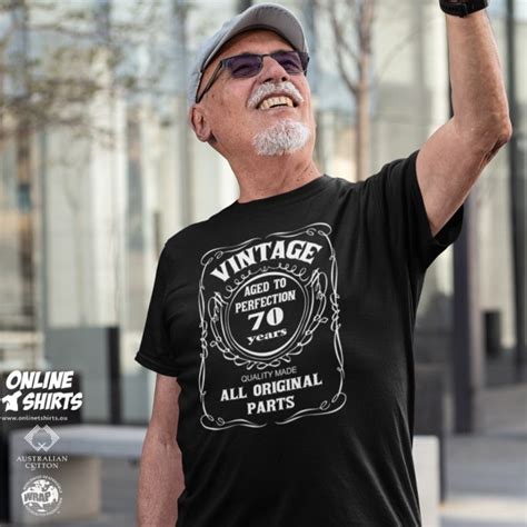 Vintage Aged To Perfection 70th Birthday T Shirt Online T Shirts