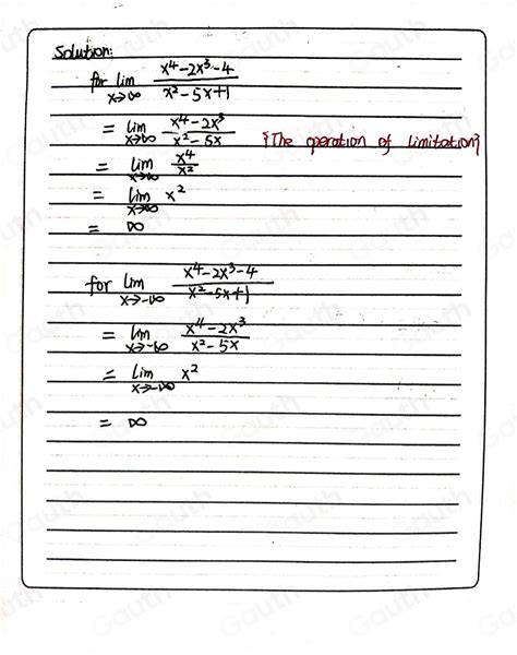 Solved Question For The Function F X Given Below Evaluate Limlimits