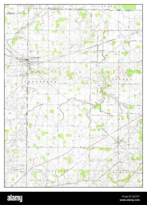 New Washington, Ohio, map 1960, 1:24000, United States of America by ...