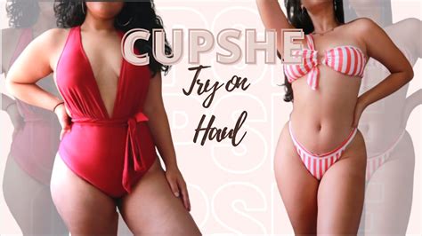 Cupshe Bikini Try-On Haul + Giveaway - YouTube