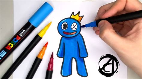 Como Desenhar Roblox Blue O Bicho Azul BabÃo Com A Dai Oliveira Youtube