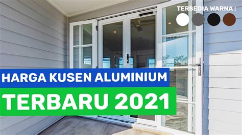 HARGA KUSEN ALUMINIUM PINTU DAN JENDELA MEREK ALEXINDO 2023 41 OFF