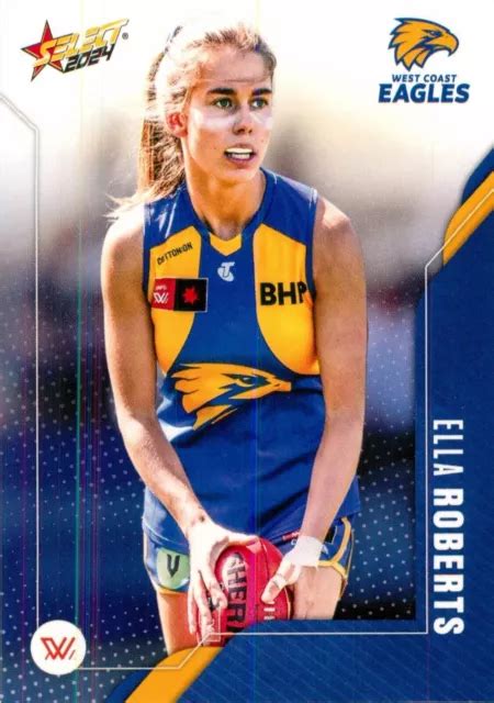 CARTE AFLW SELECT Footy Stars Des West Coast Eagles 2024 Ella Roberts