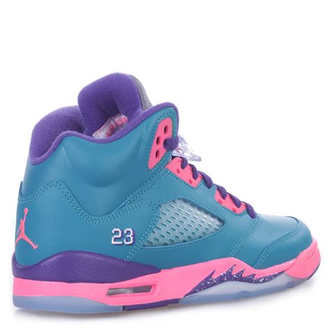 Jordan Кроссовки Girls Air Jordan V Retro Gs Tropical Teal 440892 307 оригинал купить по