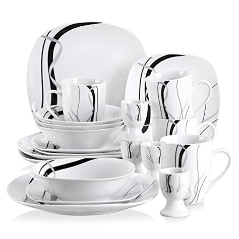 VEWEET Series Fiona Dishes Set For 4 20 Pieces Dinnerware Sets