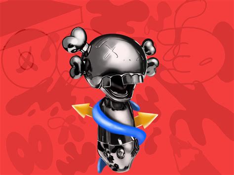 Kaws Digital Illustrations On Behance