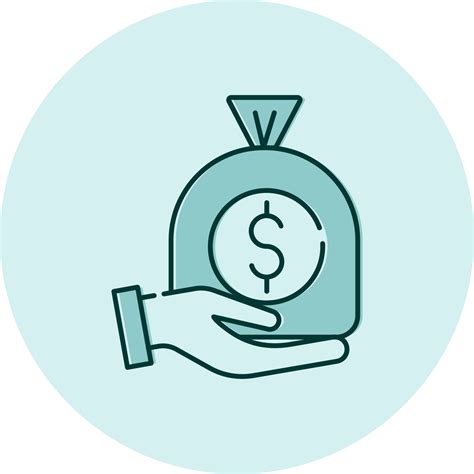 Financial money loan, illustration, vector on a white background ... 