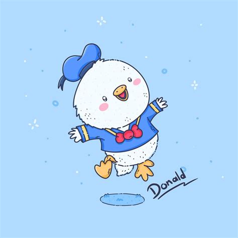 Donald Duck Kawaii