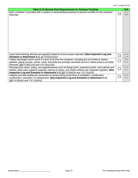 Tier I Qualified Facility Spcc Plan Template Fill Out Sign Online