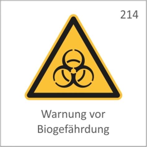 Pro Etikett Warnung Vor Biogef Hrdung