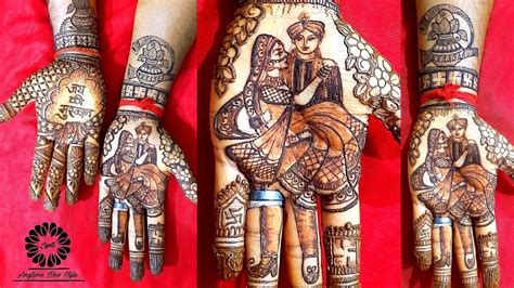 Dulha Dulhan Mehndi Design Dulhan Mehndi Design Bride Making Using