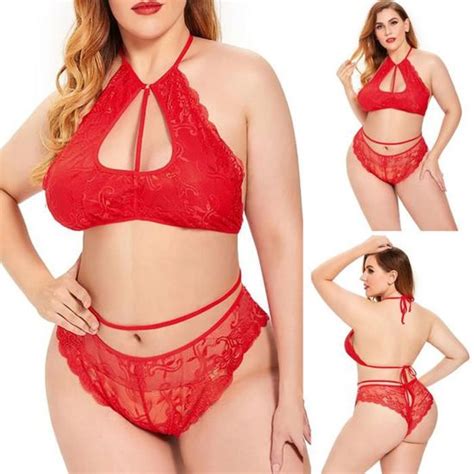 Ensemble De Brassiere Et Shorty Pour Femme Nouveau Sexy Plus Size