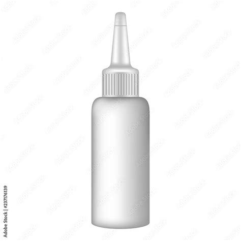 Office glue bottle icon. Realistic illustration of office glue bottle vector icon for web design ...