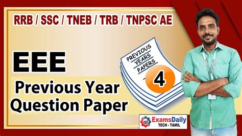 Ssc Rrb Tneb Trb Examination Eee Previous Year Questions Important