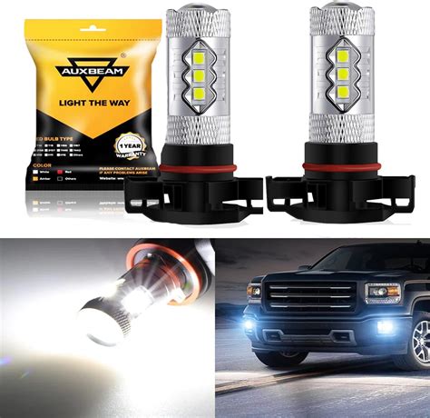 Amazon Auxbeam Led Fog Light Bulbs K Xenon