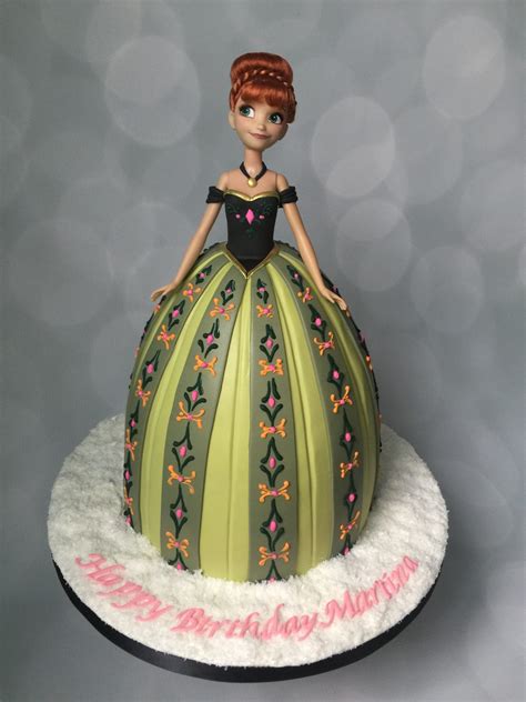 Anna From Frozen Doll Cake Robyn Loves Cake