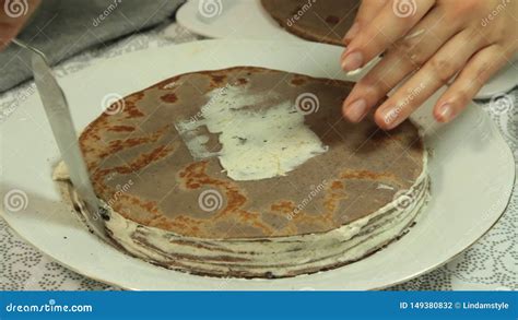 Fabricaci N De Receta De La Torta Del Crep Del Oreo Metrajes V Deo