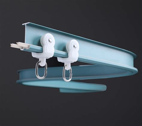 White Pvc Curved Curtain Rail Ceiling Mount Curtain Track Ceiling