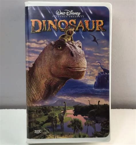 WALT DISNEY DINOSAUR VHS 2000 Video Tape Movie Clamshell Case NEARLY