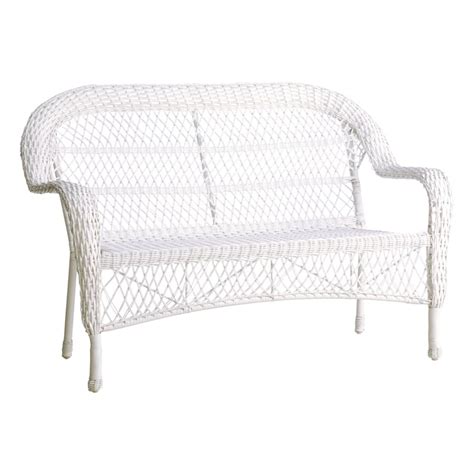 Vintage Wicker Settee Ph