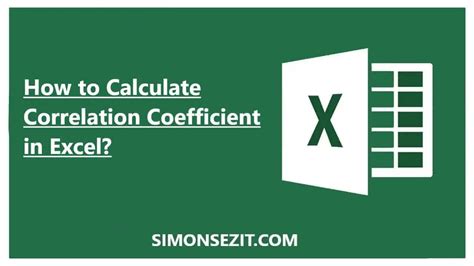 How To Calculate Correlation Coefficient In Excel Useful Ways