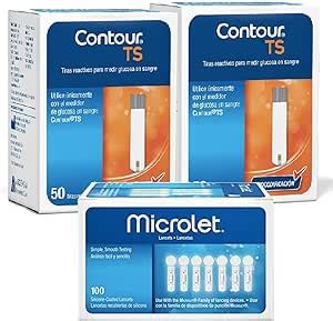 Contour Ts Paquete De Tiras Y Lancetas Amazon Mx Salud Y