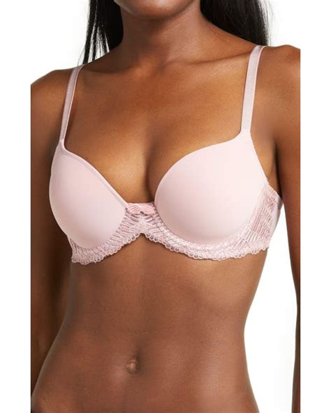 Wacoal La Femme Underwire T Shirt Bra In Brown Lyst